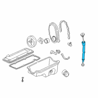 OEM 2000 Pontiac Sunfire Tube Asm-Oil Filler Diagram - 24577251