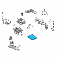 OEM 2016 Buick Envision Air Filter Diagram - 22971580