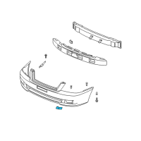 OEM Kia Optima Cover-Front Bumper BLANKING Diagram - 865133C000XX