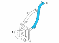 OEM Hyundai Hose Assembly-Oil Cooler Diagram - 25420-L5000