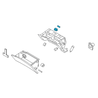 OEM 2016 Hyundai Azera Lamp Assembly-Glove Box Diagram - 92601-3V005