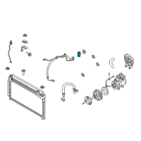 OEM 2004 Kia Rio Valve-Expansion Diagram - 97626FD200