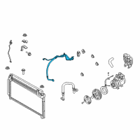 OEM 2003 Kia Rio Piping Assembly Diagram - 97775FD000