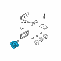 OEM 2000 Pontiac Montana PCM Diagram - 9380717