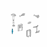 OEM 2012 Honda Civic Spark Plug (Dilzkr7A11Gs) (Ngk) Diagram - 12290-R41-L01