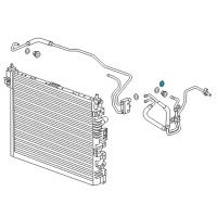 OEM 2008 Saturn Aura Retainer, Trans Fluid Cooler Pipe Fitting Diagram - 24205103