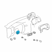 OEM 2005 GMC Envoy XUV Switch Asm-Headlamp Diagram - 25932633