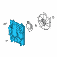 OEM 2019 Honda Clarity Shroud Complete Diagram - 19015-5WJ-A01