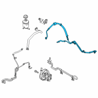 OEM 2016 Kia Sedona Hose Assembly- Pressure Diagram - 57510A9202