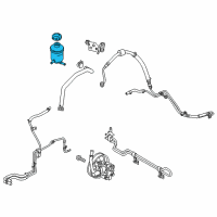 OEM 2020 Kia Sedona Reservoir Assembly-Power Diagram - 57150A1000