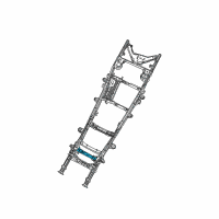 OEM 2009 Dodge Durango CROSSMEMBER-UNDERBODY Diagram - 52113975AA