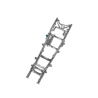 OEM Dodge Durango Bracket-Body Mount Diagram - 52021548AC