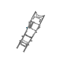 OEM 2009 Dodge Durango Bracket-Body Mount Diagram - 52021545AC