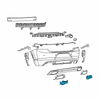 OEM 2018 Dodge Charger Exhaust-TAILPIPE Diagram - 68226557AB