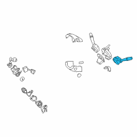 OEM 2010 Hyundai Elantra Switch Assembly-Lighting & Turn Signal Diagram - 93410-2H001