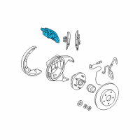 OEM 1999 Chrysler 300M CALIPER-Disc Brake Diagram - 5011747AB