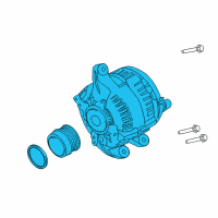 OEM 2022 Ford Edge Alternator Diagram - K2GZ-10346-A