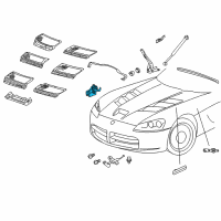 OEM 2009 Dodge Viper Hood Latch Diagram - 4865827AC