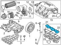 OEM Kia Carnival GASKET-INLET MANIFOL Diagram - 292153N350