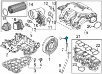 OEM 2022 Kia Carnival ROD ASSY-OIL LEVEL G Diagram - 266113N300