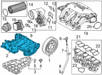 OEM Kia Carnival Pan Assembly-Engine Oil Diagram - 215203N300
