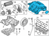 OEM Kia Carnival Tank Assembly-Surge Air Diagram - 292103N300