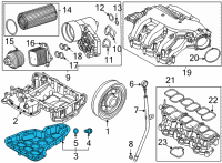 OEM 2022 Kia Carnival Pan Assembly-Oil, LWR Diagram - 215103N300