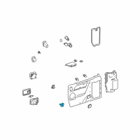 OEM 2000 Toyota Sienna Holder, Cup Diagram - 66991-08010-E0