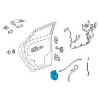 OEM GMC Terrain Latch Diagram - 13533634