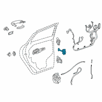 OEM 2018 Chevrolet Equinox Door Check Diagram - 84382024