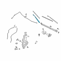 OEM 2021 Lincoln Navigator Wiper Arm Diagram - FL3Z-17526-B