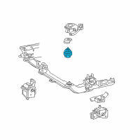 OEM 1999 Ford Windstar Rear Insulator Diagram - XF2Z-6068-AA