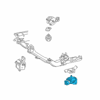 OEM 1999 Ford Windstar Rear Mount Diagram - F5OY-6F063-A