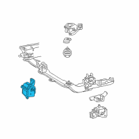 OEM 2001 Ford Windstar Front Insulator Diagram - XF2Z-6038-AA