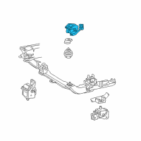 OEM 1992 Lincoln Continental Engine Mount Diagram - E8DZ7E235A