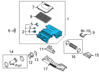 OEM 2022 Hyundai Elantra BODY-AIR CLEANER Diagram - 28112-BY100