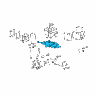 OEM Hummer H2 Cylinder Kit-Brake Master Diagram - 25826147