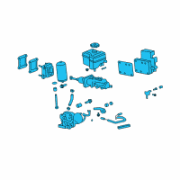 OEM Hummer Cylinder Asm, Brake Master(W/Power Brake Booster&Chassis Control Module)<5E 005 Diagram - 19258789