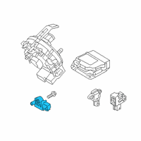 OEM Hyundai Veloster N Sensor Assembly-A Type Crash Diagram - 95920-K4100