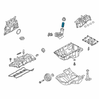 OEM Toyota Oil Filter Diagram - 04152-WAA02