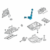 OEM 2021 Toyota GR Supra Oil Filter Housing Diagram - 15670-WAA02