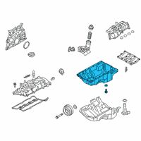 OEM 2022 Toyota GR Supra Oil Pan Diagram - 12101-WAA02