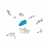 OEM Honda S2000 Canister Assembly Diagram - 17011-S6M-A01