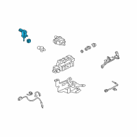 OEM 2007 Honda S2000 Valve Assembly, Purge Control Solenoid Diagram - 36160-PCX-003