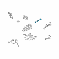 OEM 2006 Honda S2000 Valve Assembly, Canister Vent Shut Diagram - 17311-SDC-L02