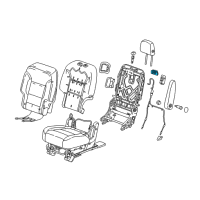 OEM 2019 Buick Enclave Seat Back Frame Cover Diagram - 84543264