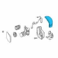 OEM 2022 Honda Odyssey Housing, Driver Side (Upper) Diagram - 76251-THR-A01