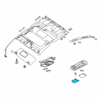 OEM 2017 Nissan Titan Lamp Assembly-Map Diagram - 26461-EA000