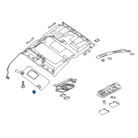 OEM 2019 Nissan Titan XD Holder SUNVISOR Diagram - 96409-9FT0B