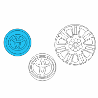 OEM 2003 Toyota Avalon Ornament Diagram - 42603-AC020